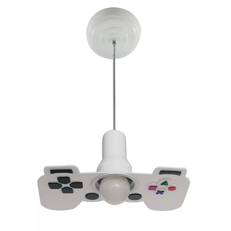 Luminária de Teto | Controle Branco de Playstation