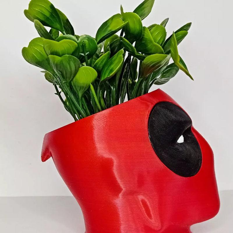 Vaso de Plantas Suculentas | Deadpool