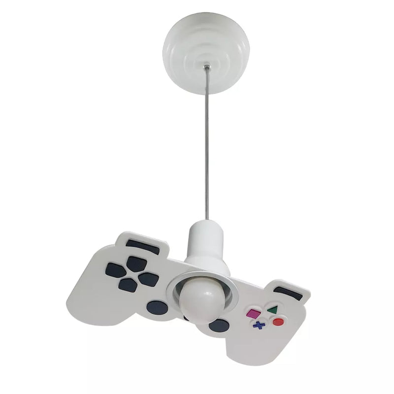Luminária de Teto | Controle Branco de Playstation